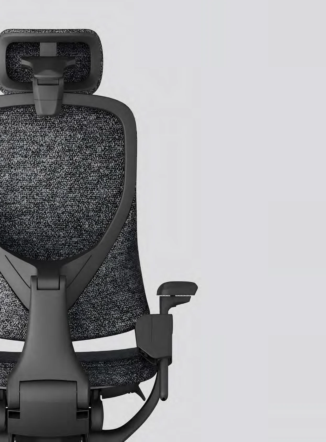COWEE 03SH 头枕与椅背网布细节
